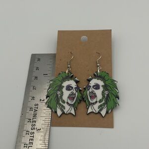 Beetlejuice Character Earrings
